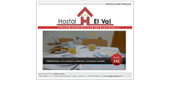 Desktop Screenshot of hostalelval.com