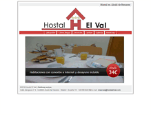 Tablet Screenshot of hostalelval.com